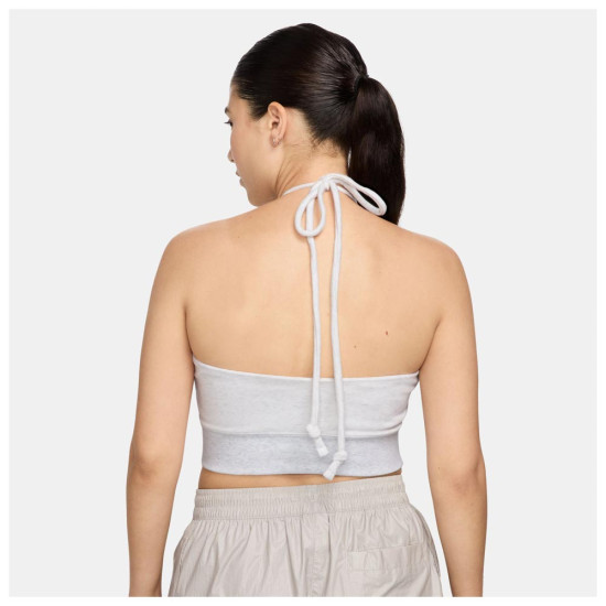 Nike Γυναικεία αμάνικη μπλούζα Sportswear Chill Terry Cropped French Terry Halter Top Nike Γυναικεία αμάνικη μπλούζα Sportswear Chill Terry Cropped French Terry Halter Top
